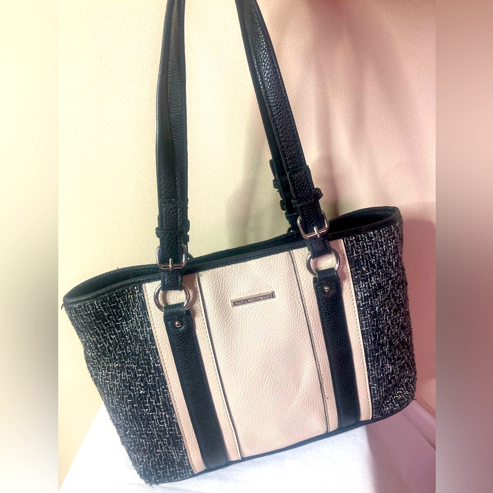 Dana Buchman tweed shoulder bag